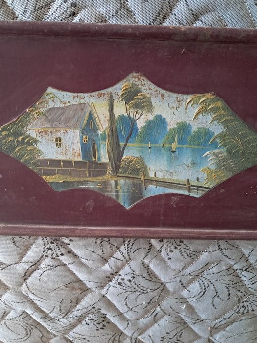 Табли за легло,стари ръчно рисувани