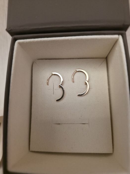 Cercei Teilor 14 K aur roz-ambalaj complet