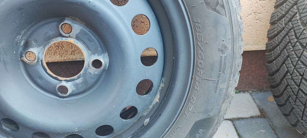 Jante și anvelope M+S Hankook 185 60 R 14