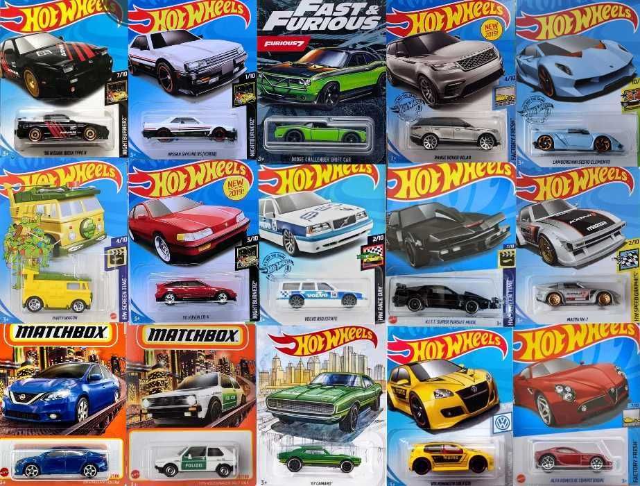 Метални колички Hot Wheels мащаб 1:64.Нови,в неразпечатвани блистери