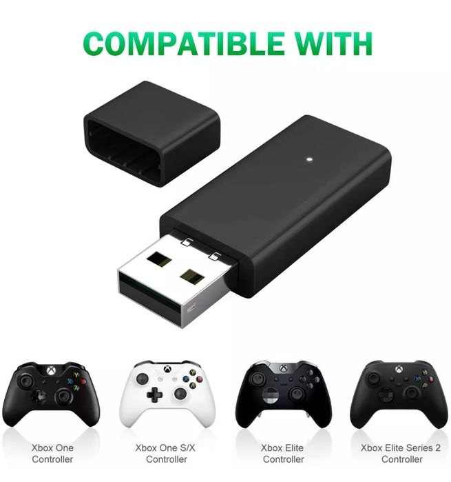 Безжичен Адаптер Wireless Xbox One Controller Джойстик за PC