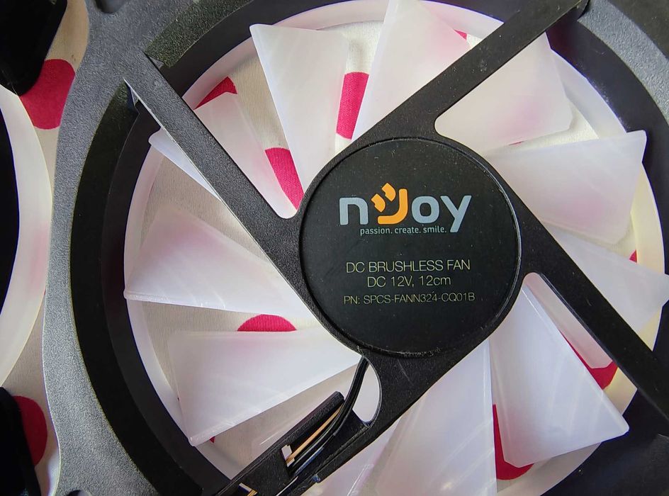 3 X Cooler Ventilator Njoy RGB 120mm.