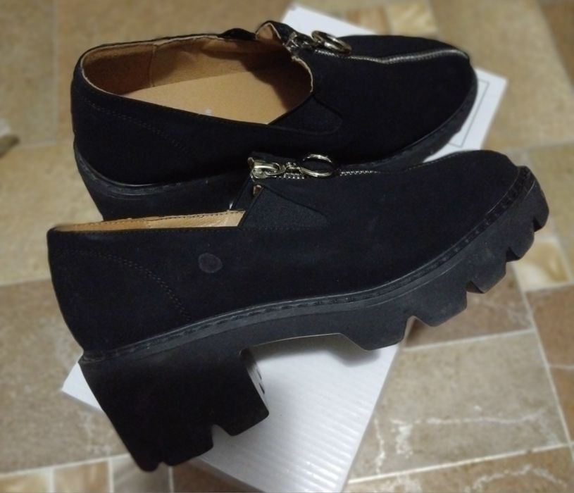 Pantofi catifea nr 35