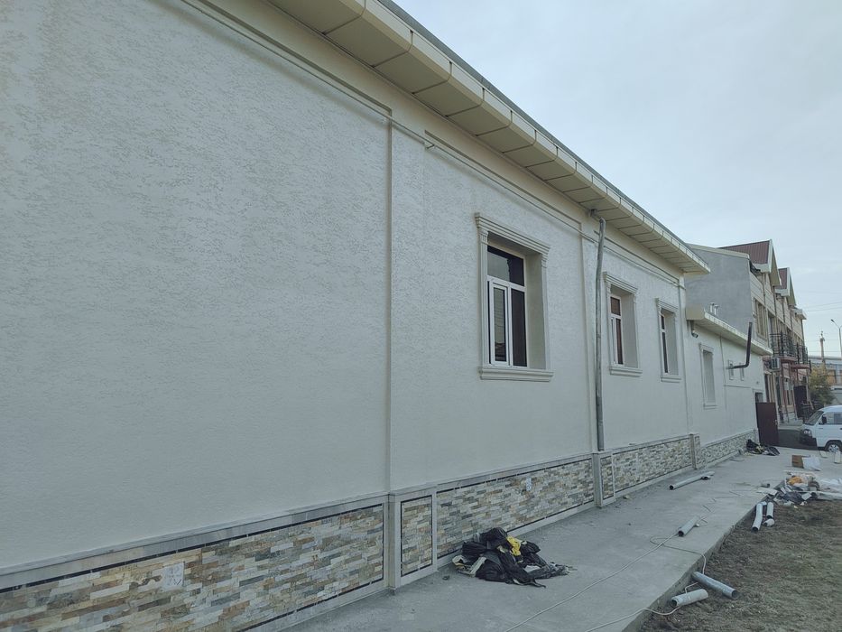 Фасад травертин хизмати