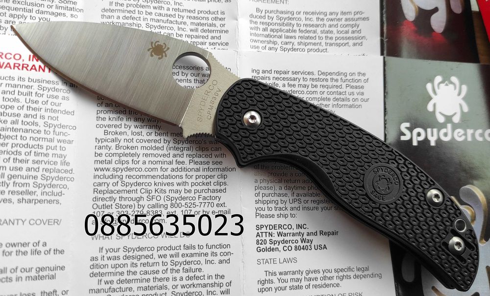 Сгъваем нож Spyderco C123 Sage 5