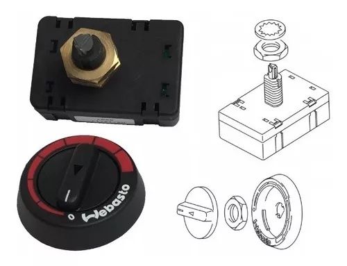 Comanda manual tip buton rotativ pornire webasto at2000