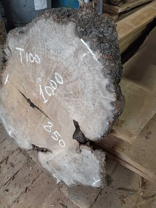 Карагач пиломатериал, торцевые спилы