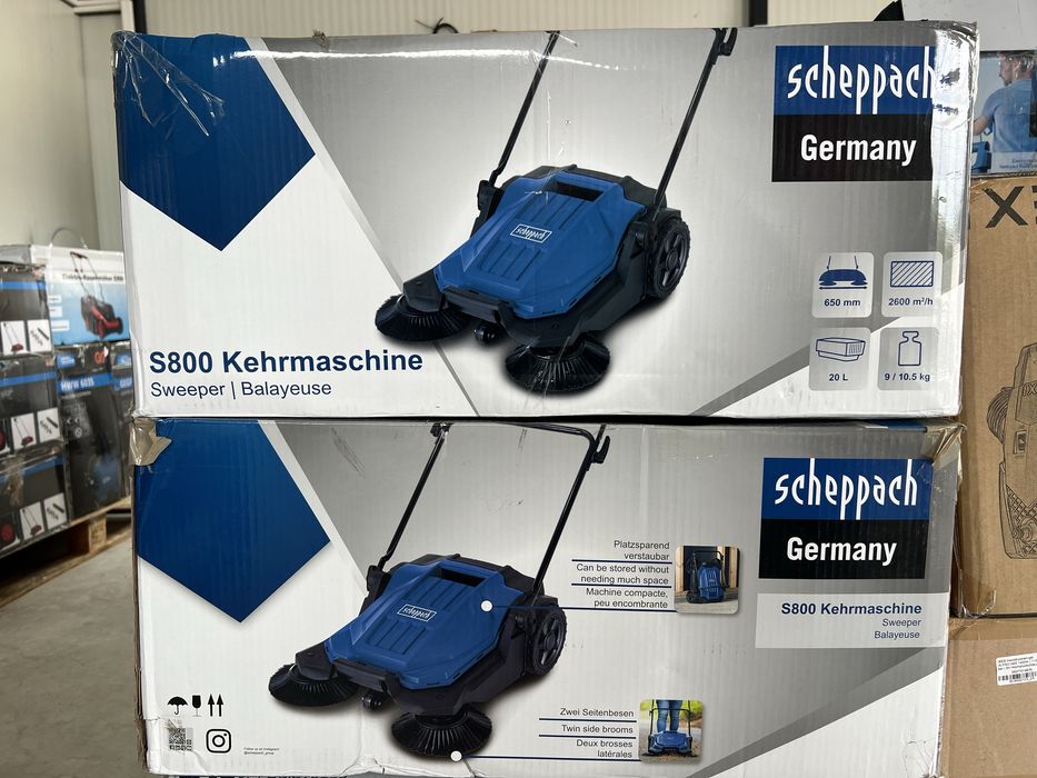 Механична метачна машина / Ръчна Метачка - чисто нова Scheppach S800