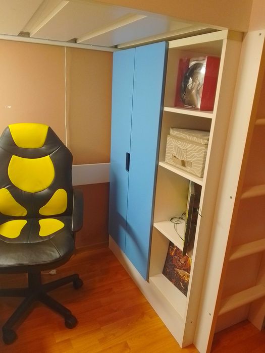 легло-надстройка, с бюро с 4 чекмеджета