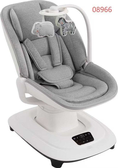 Шезлонг Wingoffly 08911 3D укачивание серый