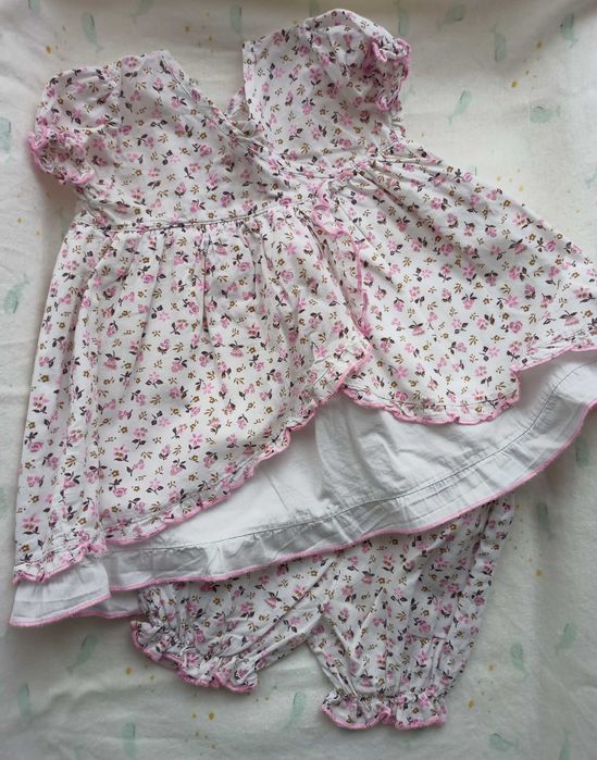 Рокли пижами боди кожух бебе момиче от 68см до 92 см. Zara,Obaibi др.