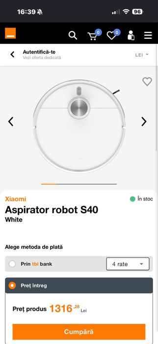 Aspirator robot S40