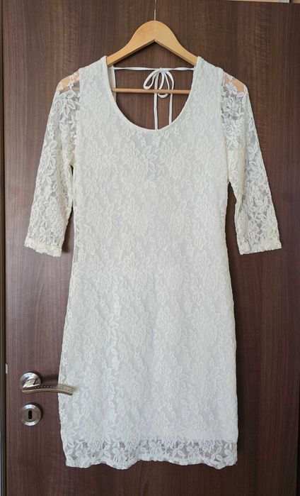 Нова дамска рокля дантела размер М