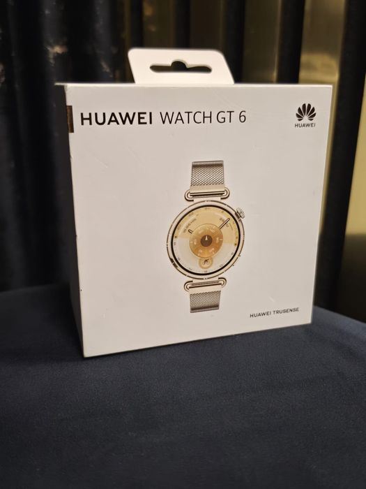 Smartwatch HUAWEI Watch GT 6 41mm Gold - Impecabil, la cutie full box