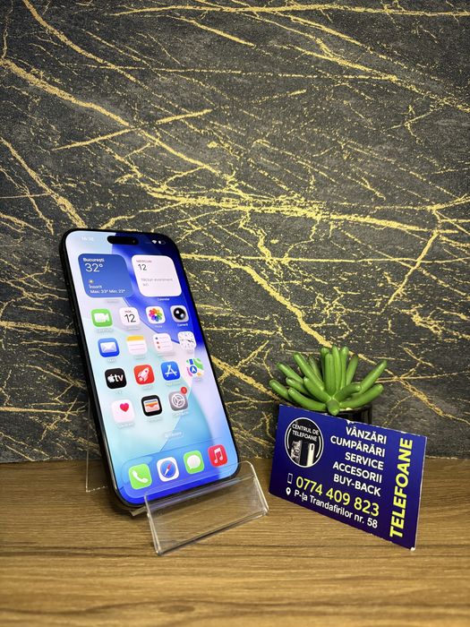 Iphone 16 pro max /256gb/Garantie 2 Ani Centrul de Telefoane/rate