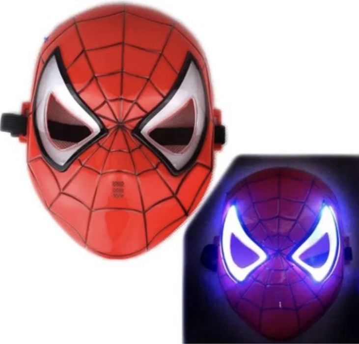 Светеща маска на Спайдърмен/Батман/Железния човек