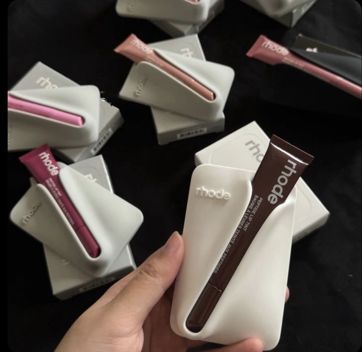 rhode snap-on MagSafe калъф + Lip Tint гланц по избор (нови, оригинал)