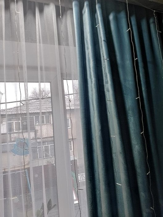 Продам портьеры  с тюлью