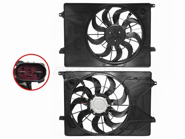 Диффузор радиатора Hyundai Palisade