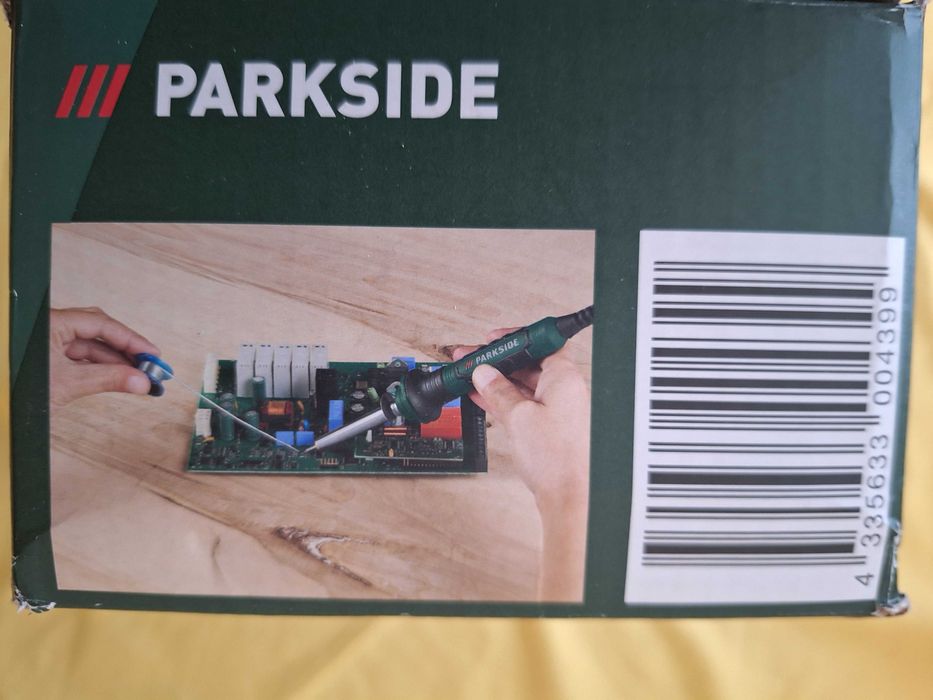 Stație de lipit Parkside cu 5 trepte de temperatură, accesorii incluse