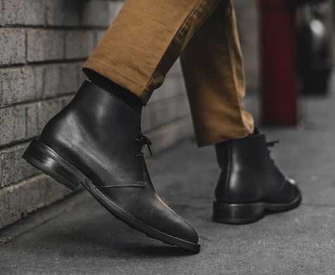 Ghete lace up 40 45 premium Sneaky Steve NOI piele naturala moale