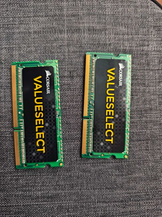 2x8GB DDR3L SO-DIMM, Corsair CMSO8GX3M1C1600C11 1.35V чифт кит