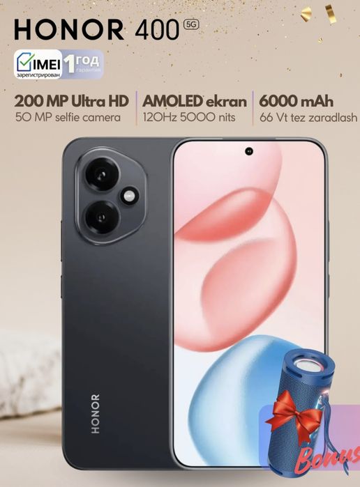 Honor 400 5g bonus kalonka