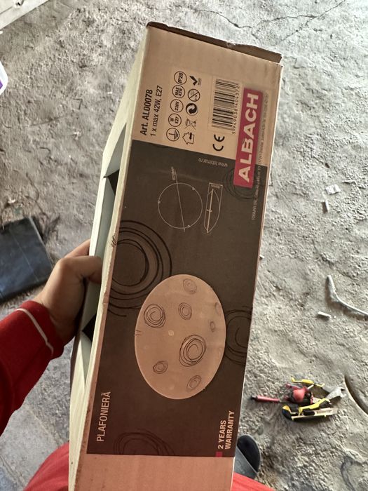 Aplica de 1 bec 42w e27