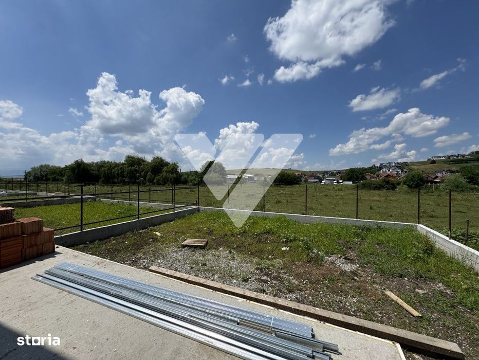 Casa noua 4 camere 3 bai 120 mp si teren 340 mp Sura Mare Sibiu