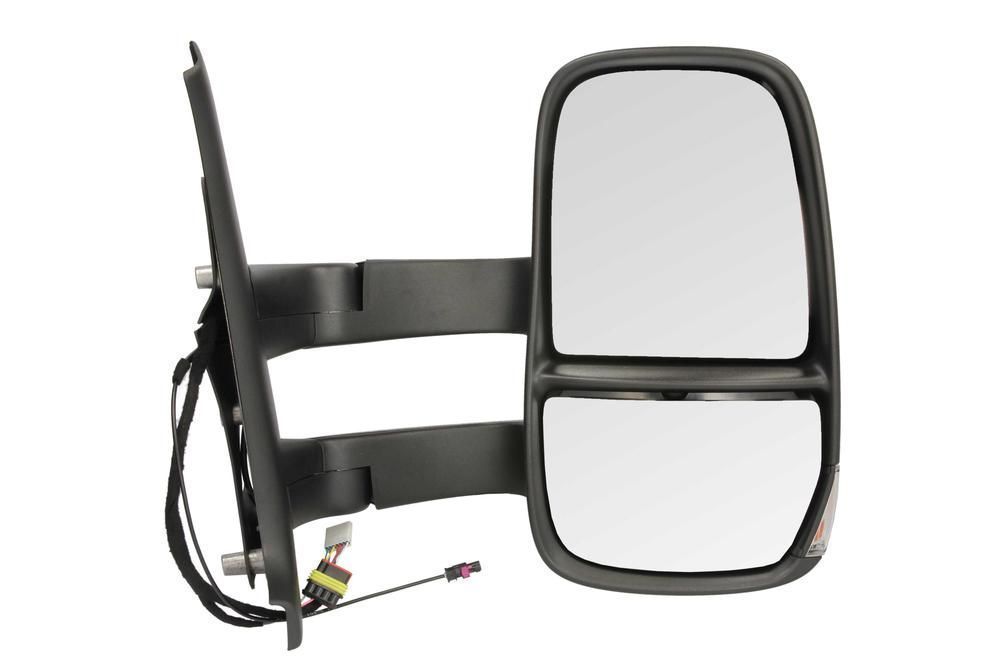 Oglinda exterioara Iveco Daily, 05.2006-07.2014, partea Dreapta, culoare sticla crom, sticla convexa, cu incalzire, ajustare electrica