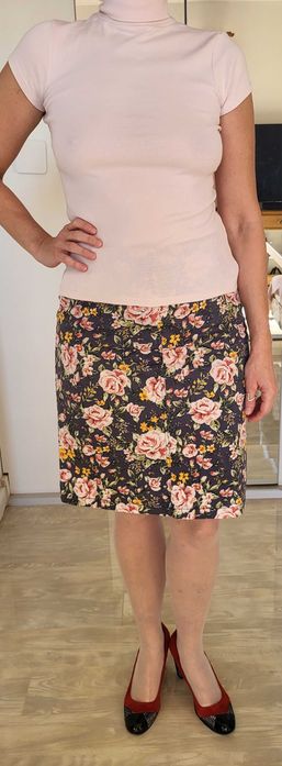 Fusta midi, dreapta, inflorata 38-40, Peek&Cloppenburg