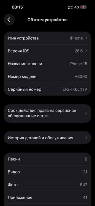 Продам iPhone 15 128/85