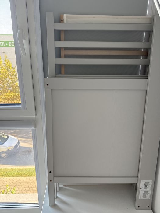 Patut bebe ikea sundvik gri