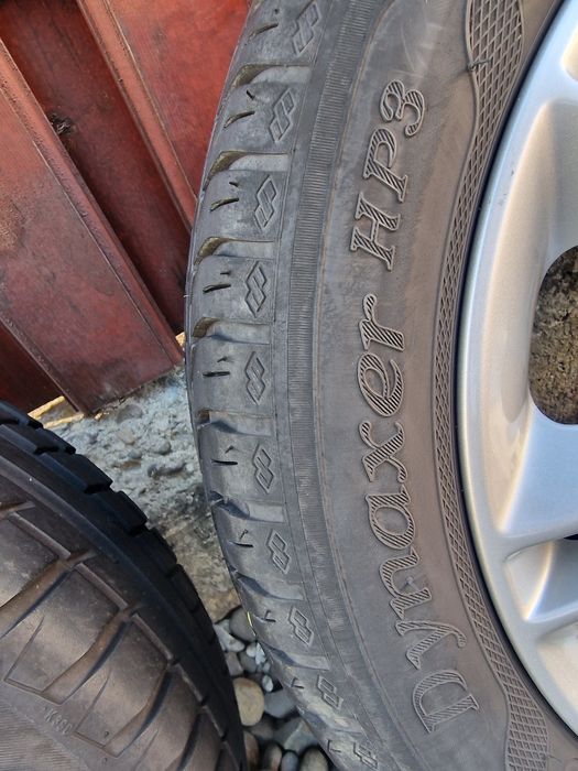 Jenti de aluminiu cu anvelope opel corsa d