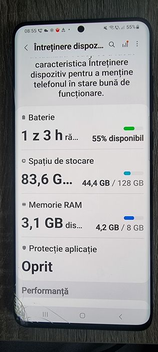 Samsung Galaxy S 20 + 128 GB RAM 8