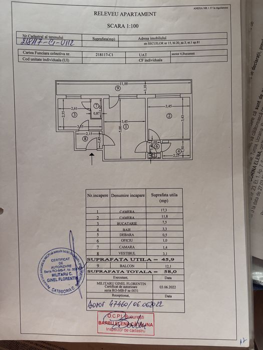 Apartament 2 camere Piata Sudului