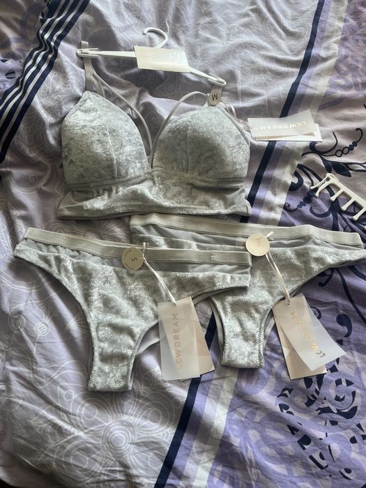 Дамско бельо кадифено плюшено