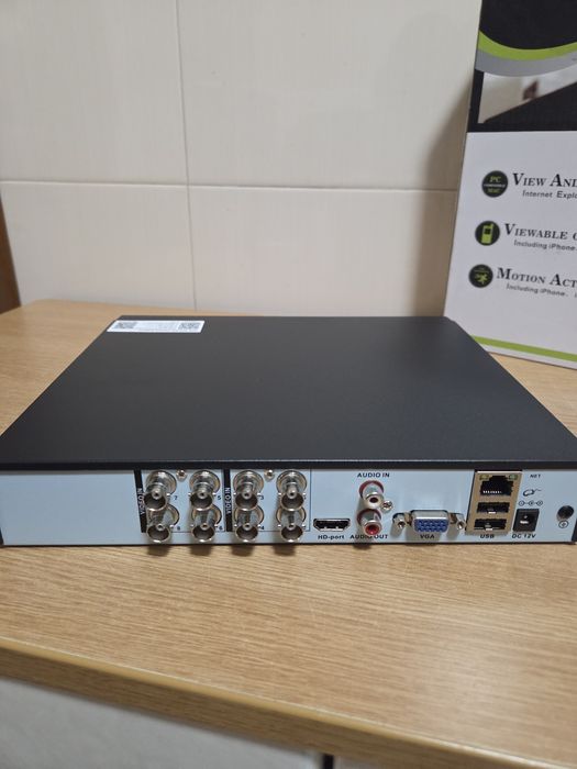 8-канален 5MP Lite(5M-N) CCTV DVR, 8-канален H.265+ 5-в-1 хибриден DVR/NVR за видеонаблюдение за 5MP AHD и 1080P AHD/TVI/CVI/CVBS охранителни камери,
