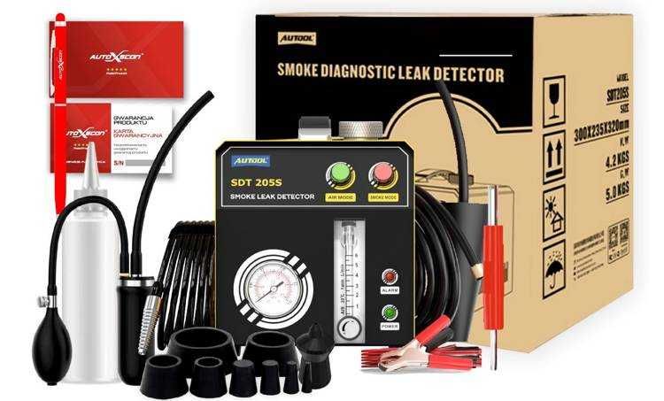 Tester auto Autool SDT205s Detectie scurgere fum turisme si camioane