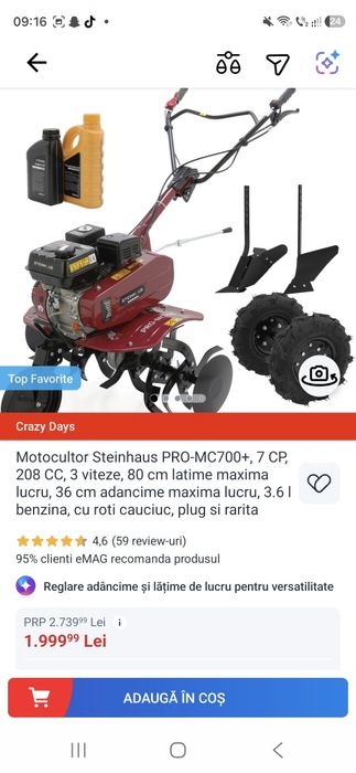 Motocultor Stein haus Pro-MC700