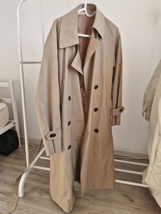 Тренч бежевый Uniqlo