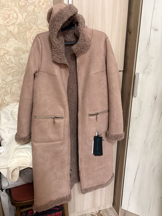 Шуба тедди двухсторонняя