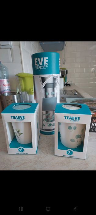 Set ceai termos și 2 cani