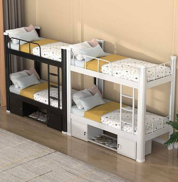 Metall ikki qavatli karavot yotoqxona va maktab uchun
