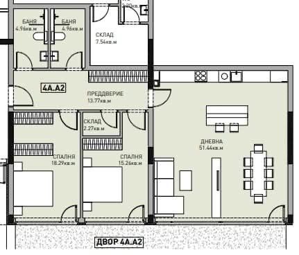 Тристаен апартамент в Комплекс infinity София