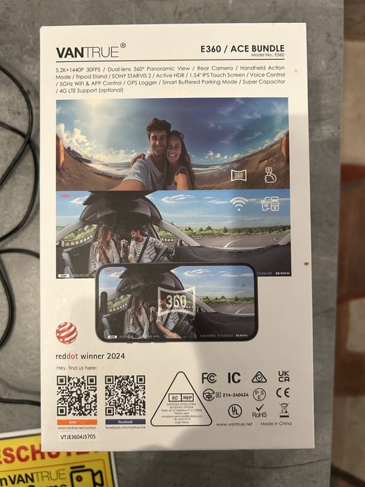 Camera de bord Vantrue 360
