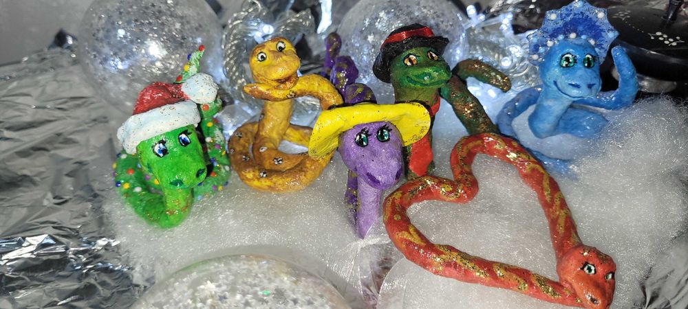 Коллекционные ёлочные игрушки из ваты