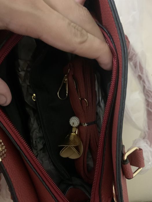 Сумка красный новый