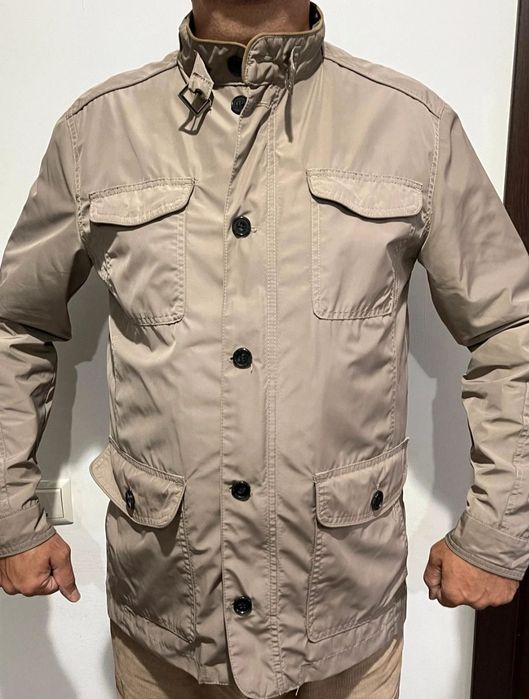 Jacheta barbati primavara material jeans marimea 48-50 sau XL perfect