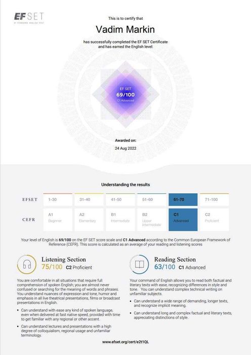 ОНЛАЙН репетитор Английский/Испанский